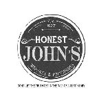 HONEST JOHN'S PUBLIC HOUSE WHISKEY & PRO