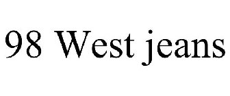 98 WEST JEANS