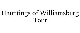 HAUNTINGS OF WILLIAMSBURG TOUR