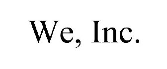 WE, INC.