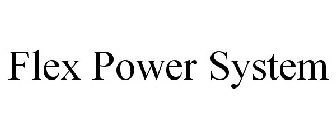 FLEX POWER SYSTEM