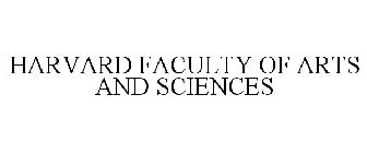 HARVARD FACULTY OF ARTS AND SCIENCES