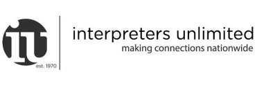 IU EST. 1970 INTERPRETERS UNLIMITED MAKING CONNECTIONS NATIONWIDE
