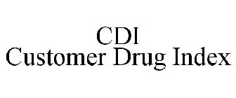 CDI CUSTOMER DRUG INDEX