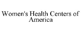 WOMEN'S HEALTH CENTERS OF AMERICA