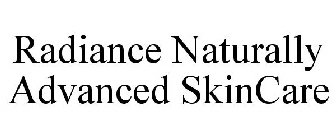 RADIANCE NATURALLY ADVANCED SKINCARE