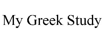 MY GREEK STUDY