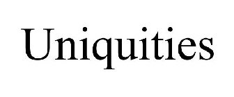 UNIQUITIES