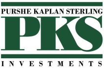PURSHE KAPLAN STERLING PKS INVESTMENTS