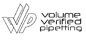 VVP VOLUME VERIFIED PIPETTING