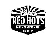 PAPI'S RED HOTS EST. 2014 DOGS BURGERS DELI HOG EYE-TX