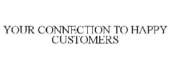 YOUR CONNECTION TO HAPPY CUSTOMERS