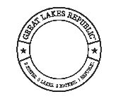 GREAT LAKES REPUBLIC 8 STATES 5 LAKES 2 NATIONS 1 REPUBLIC