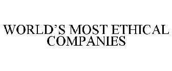 WORLD'S MOST ETHICAL COMPANIES