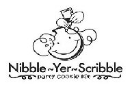 NIBBLE-YER-SCRIBBLE PARTY COOKIE KIT