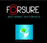 FORSURE BEST HERBAL MIX FORMULA 30 CAPSULES DAILY