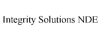 INTEGRITY SOLUTIONS NDE