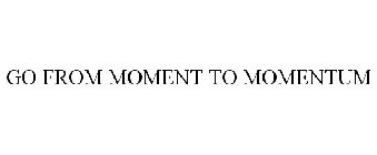 GO FROM MOMENT TO MOMENTUM