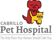 CABRILLO PET HOSPITAL THE ONLY PLACE YOUR HUMAN SHOULD TAKE YOU.