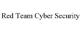 RED TEAM CYBER SECURITY