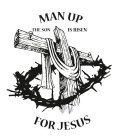MAN UP FOR JESUS THE SON IS RISEN