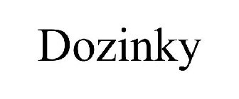 DOZINKY