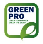 GREENPRO CLEAN YOUR OFFICE GREEN THE EARTH