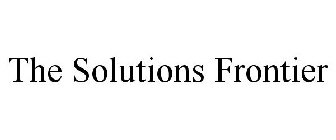 THE SOLUTIONS FRONTIER