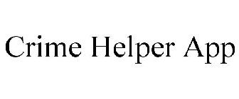 CRIME HELPER APP