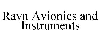 RAVN AVIONICS AND INSTRUMENTS