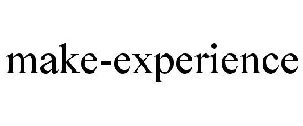 MAKE-EXPERIENCE