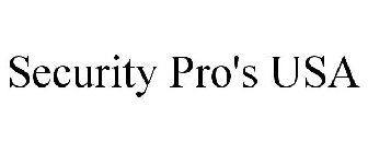 SECURITY PRO'S USA