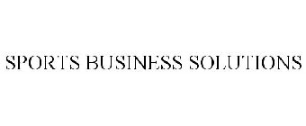 SPORTS BUSINESS SOLUTIONS