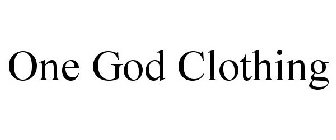 ONE GOD CLOTHING