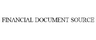 FINANCIAL DOCUMENT SOURCE