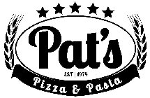 PAT'S PIZZA & PASTA EST | 1974