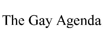 THE GAY AGENDA