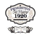 OLE' WHISKEY 1920 PROHIBITION HIDDEN STOCK NORTH TEXAS DISTILLERS 80 PROOF 40% ALC. VOL. FORT WORTH, TEXAS