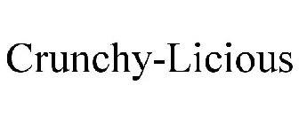 CRUNCHY-LICIOUS