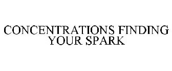 CONCENTRATIONS FINDING YOUR SPARK