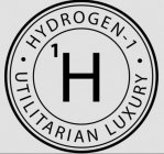 HYDROGEN-1 1 H UTILITARIAN LUXURY