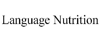 LANGUAGE NUTRITION