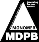 MDPB MONOMER INNOVATING FOR YOUR SUCCESS