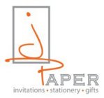 J PAPER INVITATIONS · STATIONERY · GIFTS