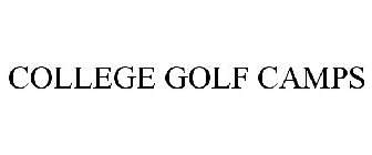 COLLEGE GOLF CAMPS
