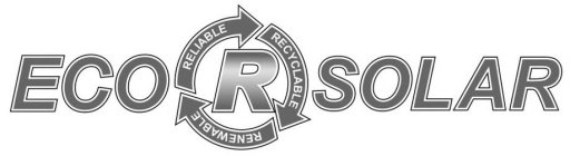 ECO R RELIABLE RECYCLABLE RENEWABLE SOLAR