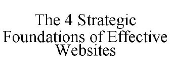 THE 4 STRATEGIC FOUNDATIONS OF EFFECTIVE WEBSITES
