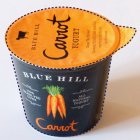 BLUE HILL 100% GRASS-FED COWS ALL NATURAL YOGURT CARROT BLUE HILL CARROT YOGURT KNOW THY FARMER OUR DEEPLY FLAVORFUL COLD-WEATHER CARROTS ARE NUTRITIOUS AND DELICIOUS