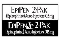 EPIPEN 2-PAK EPIPEN JR 2-PAK (EPINEPHRINE) AUTO-INJECTORS 0.3/0.15MG