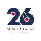 26 SUSHI & TAPAS A KOSHER CULINARY EXPERIENCE